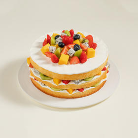 【层层有料】鲜果嘉年华蛋糕，3层鲜果+原味绵软蛋糕（福州+幸福西饼蛋糕HD）