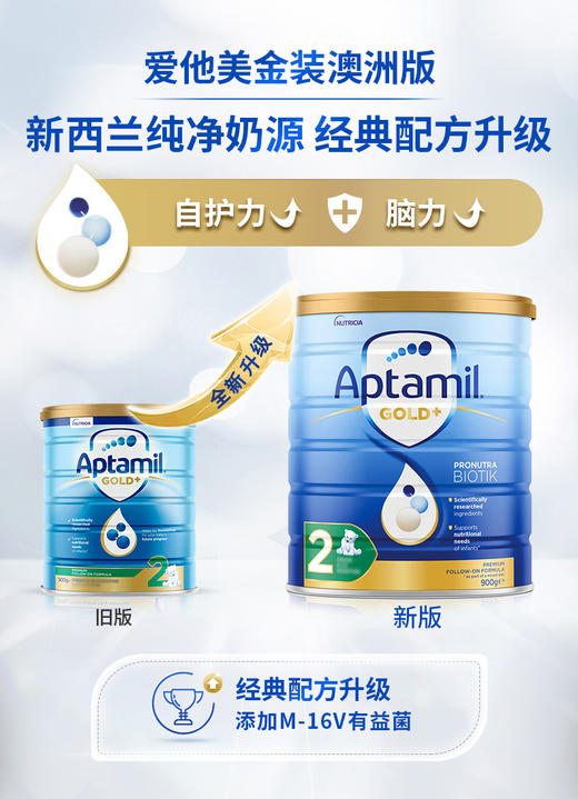 直邮 新包装爱他美金装2段*3罐，极地 商品图1