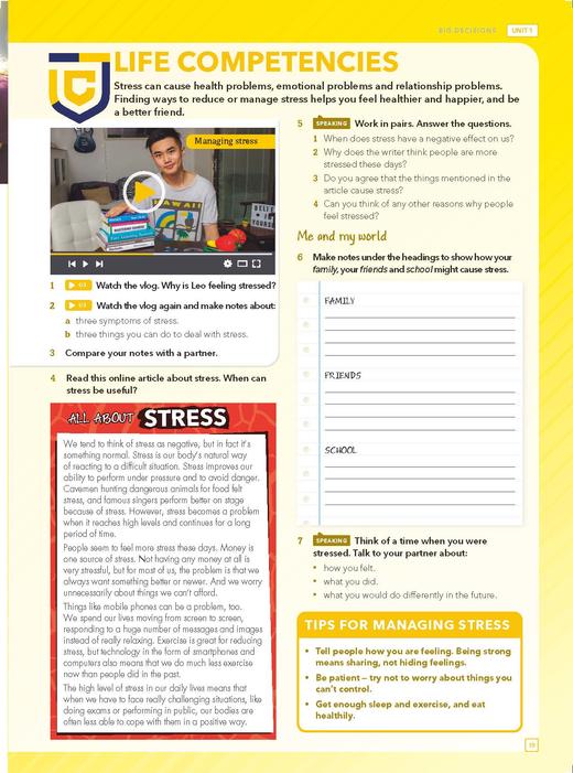 新拓展系列外研思辨英语青少版(学生包)(3A)(点读版)（学生用书+练习册） 商品图10