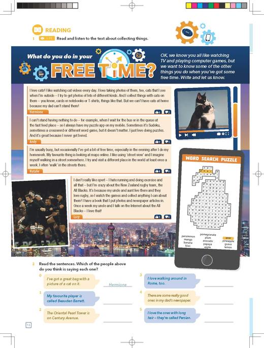 新拓展系列外研思辨英语青少版(学生包)(1A)(点读版)（学生用书+练习册） 商品图8