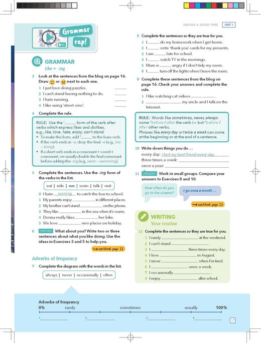 新拓展系列外研思辨英语青少版(学生包)(1A)(点读版)（学生用书+练习册） 商品图9