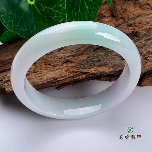 派瑞翡翠 翡翠手镯 糯种 绿色 商品图0