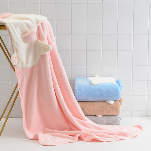 【柯基加大加厚浴巾】可裹家用情侣男吸水大毛巾裹巾套装 商品图1