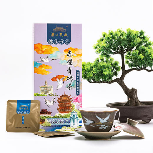 恩施 宜红茶叶伴手礼鹤舞霞光 赤壁青砖90g 商品图3