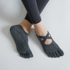 【新品】女士五指瑜伽袜双交叉系带专业普拉提舞蹈防滑地板袜 商品缩略图3