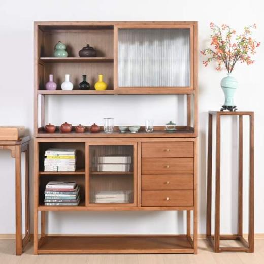 祥福家居/厂家直发  不包邮 百搭边柜新中式简约餐边多功能收纳置物柜 商品图1