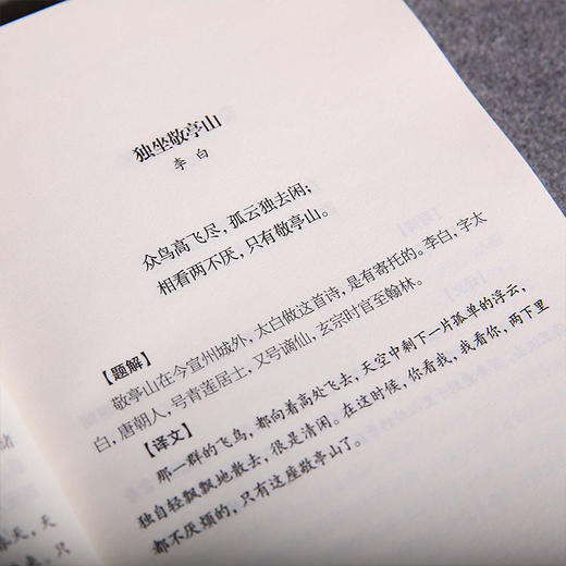 谦德国学文库 千家诗（黑皮新版）全本全注全译  邀请名家全新修订 通俗易懂 商品图5