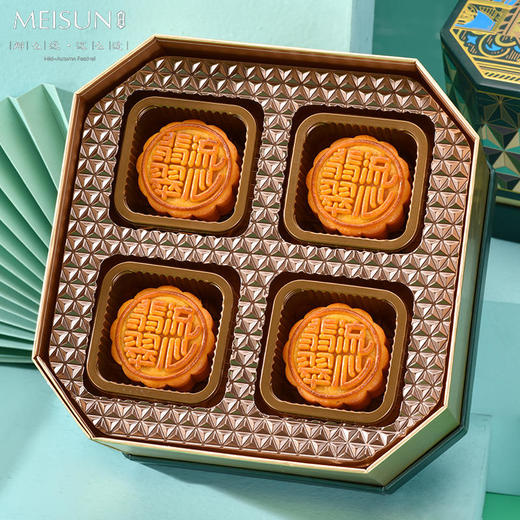 美诚金翡翠流心奶黄月饼 商品图3