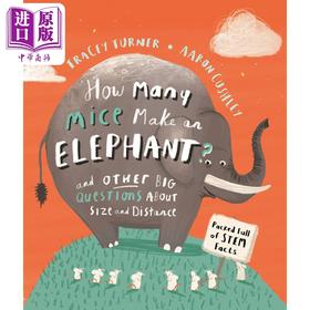 【中商原版】How Many Mice Make An Elephant  老鼠怎么成为大象 英文原版儿童绘本 科学与自然 7到12岁 Tracey Turner