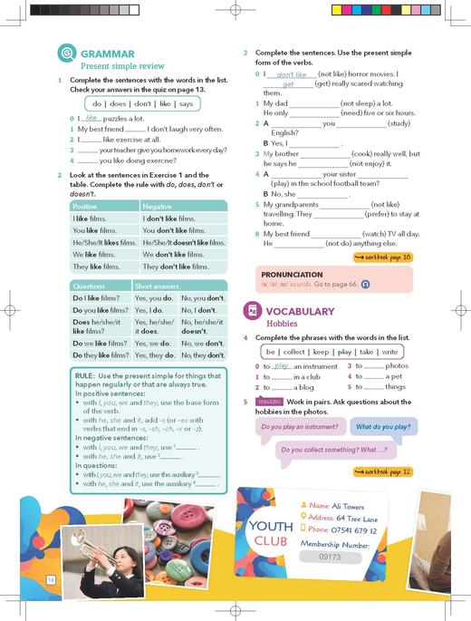 新拓展系列外研思辨英语青少版(学生包)(1A)(点读版)（学生用书+练习册） 商品图6