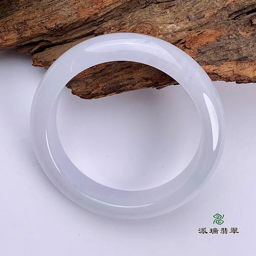 派瑞翡翠 翡翠手镯 糯种 紫色 商品图1