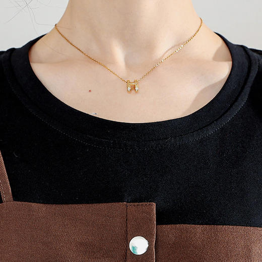 时尚假两件套装连衣裙女2022秋新款修身长袖中长款气质减龄打底裙WE KED-28180 商品图4