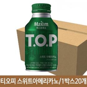 【整箱】麦馨 TOP美式甜咖啡275ml*24  