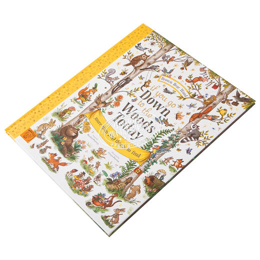 【中商原版】Freya Hartas 如果你今天去森林 If You Go Down to the Woods Today 英文原版 儿童诗集绘本 自然季节图画书 4岁 商品图2