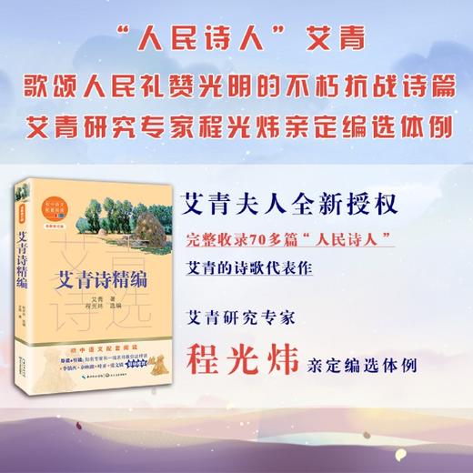 艾青诗精编(全新修订版)/初中语文配套阅读 商品图2