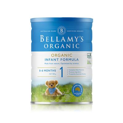 【保税直发】澳洲Bellamys贝拉米3段婴幼儿有机牛奶粉1-4段 900g
