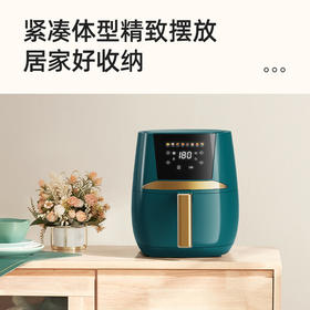 比依AF-311A空气炸锅 绿色4.5L