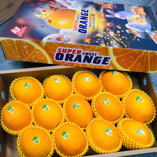 进口皇冠橙，个头超大，晚期脐橙，嫩甜多汁性价比超高的橙子，单果400g左右15只/箱 商品图4