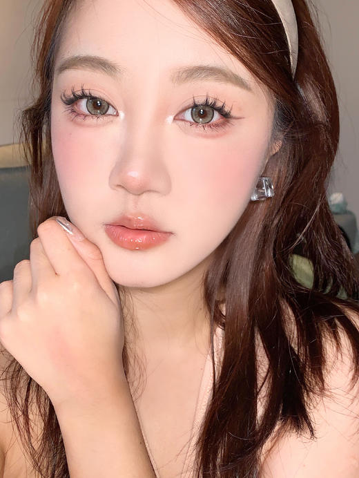 Leenscolor旗下 ·小棕绿&杨梅冰& 亚裔甜心棕&亚裔甜心灰&亚裔甜心蓝 · 14.2mm中大直径 年抛美瞳 2片 商品图1