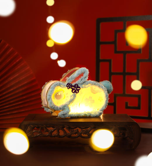 手工中秋灯笼 玉兔锦鲤发光灯笼 商品图5