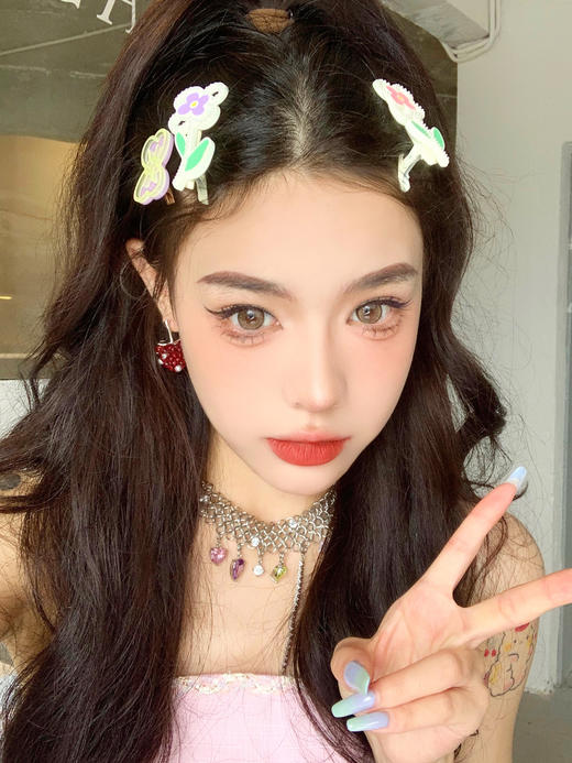 Leenscolor旗下 ·小棕绿&杨梅冰& 亚裔甜心棕&亚裔甜心灰&亚裔甜心蓝 · 14.2mm中大直径 年抛美瞳 2片 商品图5