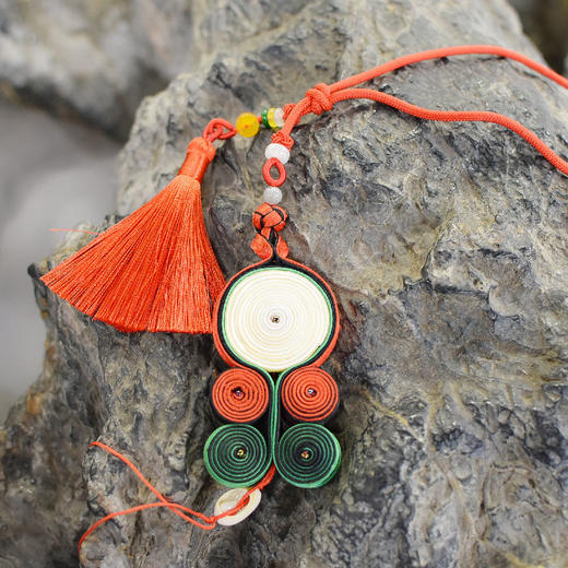 羽诗制造出品 有花在月·芳心套装陶瓷茶花扩香器非遗盘扣文创礼盒 商品图2