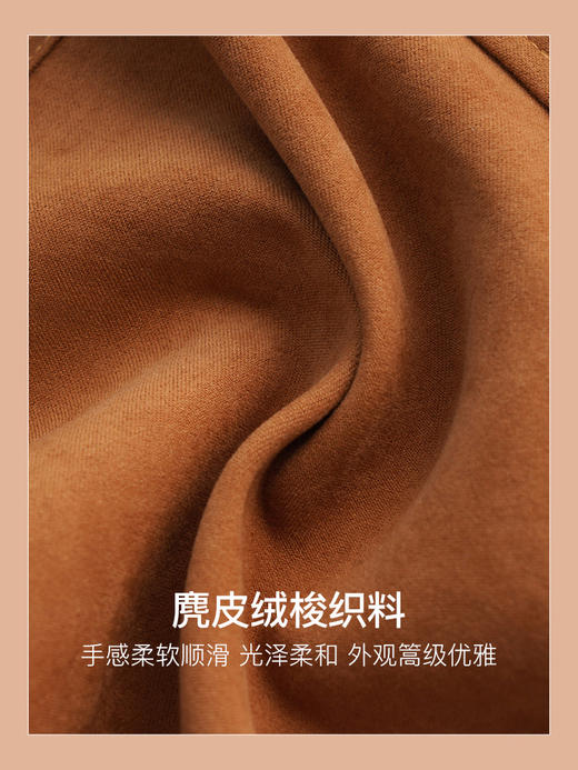 OLrain法式焦糖色长袖衬衫女早秋2022年新款通勤不规则翻领衬衣 商品图2