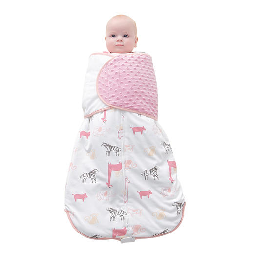 【“零”拘束 仿生高弹包裹感】婴幼儿纯棉儿防惊跳睡袋襁褓秋冬季新生儿抱被宝宝防惊吓防踢被 睡袋 商品图4