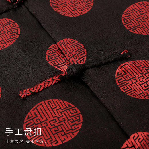 天禧 福寿男唐装黑色 商品图6