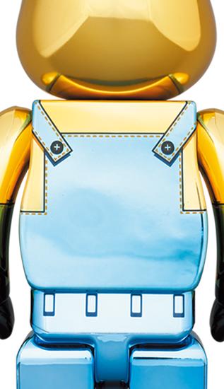 【预售】【预售】收藏系列 Be@rbrick 400%系列 小黄人 斯图尔特 电镀 商品图3