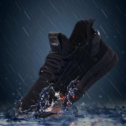 脚胖拍大一码【防泼水，防污！】夏季款卡帝乐鳄鱼男女休闲防泼水飞织鞋，防滑鞋，夏季飞织跑鞋，柔软耐磨时髦百搭！ 商品图8