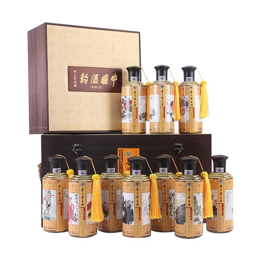 贵州茅台酒 中国酒韵 十大花鸟500ml*10瓶 茅台套装 商品图0