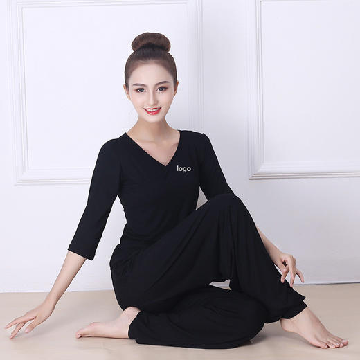 MYFS新款时尚宽松舞蹈练功健身瑜珈初学者莫代尔套装 商品图4