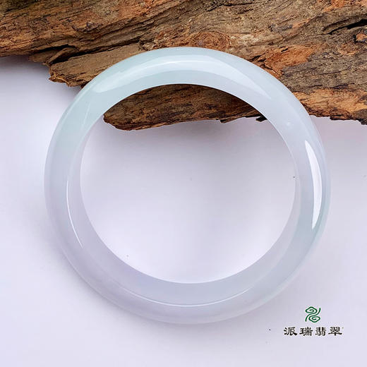 派瑞翡翠 翡翠手镯 糯种 紫色 商品图1