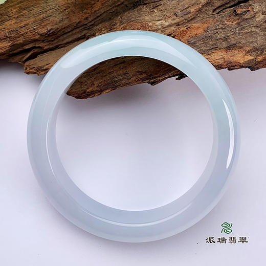 派瑞翡翠 翡翠手镯 糯种 紫色 飘花 商品图1