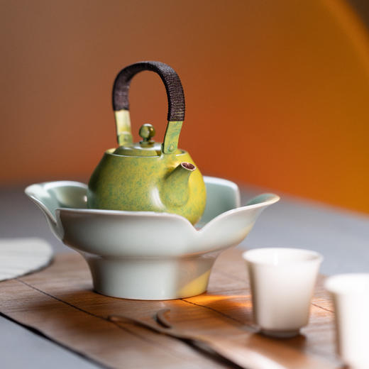 朱炳仁·铜 紫铜小幸壶 非遗铜雕技艺而成 茶壶容量约110ml 商品图1