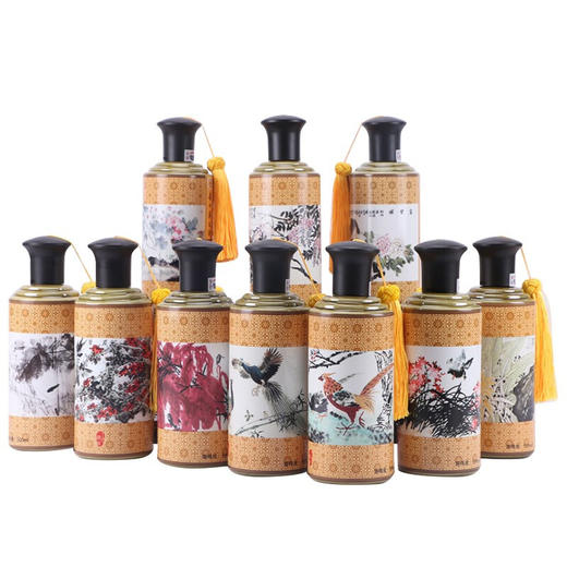 贵州茅台酒 中国酒韵 十大花鸟500ml*10瓶 茅台套装 商品图1