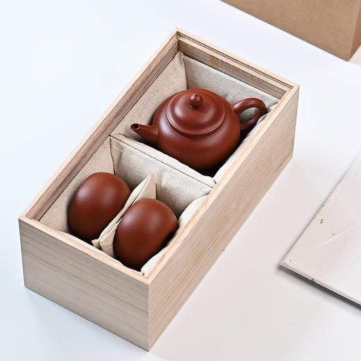 梵匠 『水平套壶』 原矿朱泥 宜兴原矿紫砂壶茶具套装茶壶 收藏茶文化茶器 商品图6