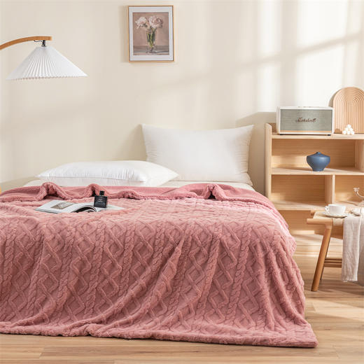 【浓浓暖意 裸睡柔滑】塔芙蓉毛毯 持久保暖 持久恒温 双面柔软 整夜舒适睡眠 商品图6
