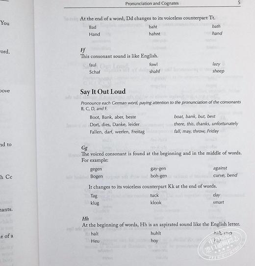 【中商原版】轻松学德语（第2版）英文原版 Easy German Step-by-Step, 2nd Edition 商品图8