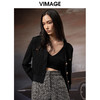 VIMAGE纬漫纪秋季新款百搭修身显瘦开衫外套V1813416 商品缩略图0