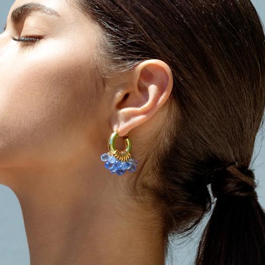 北京仓｜Annele-Wavy Baby-淡蓝色 耳环［芬兰设计师］ 商品图4