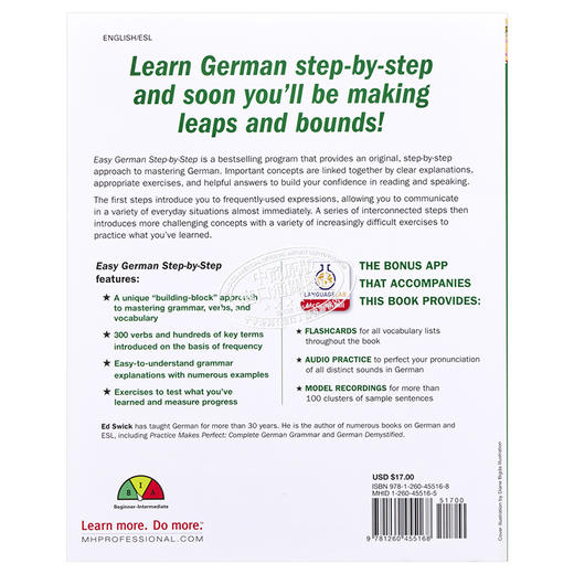 【中商原版】轻松学德语（第2版）英文原版 Easy German Step-by-Step, 2nd Edition 商品图1