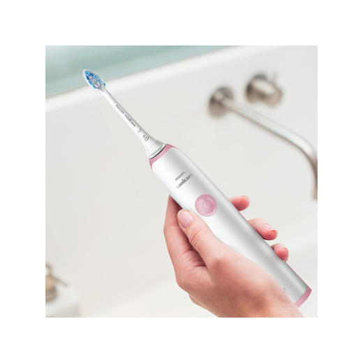 PHILIPS飞利浦 成人声波震动牙刷（自带刷头2个） 商品图2