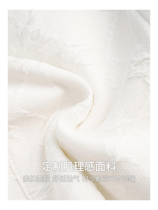 OLrain欧芮儿法式米白色外套女早秋2022新款学院风宽松海军领上衣 商品图2