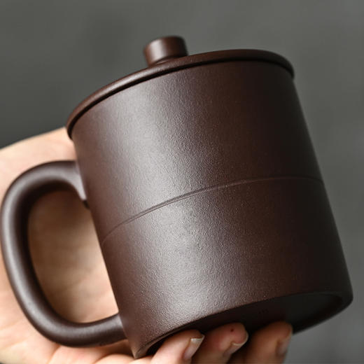 梵匠 『素雅盖杯』原矿紫泥 宜兴紫砂盖杯杯 340cc 商品图4