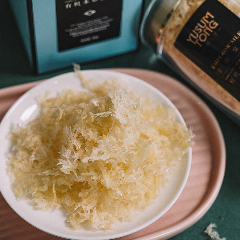 羽心堂皇燕银耳 金丝皇燕有机本草银耳80g/盒 银耳水 清润清燥