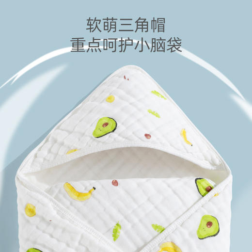 【限时特惠】爆款全棉纱布包被新生儿抱被初生宝宝防惊跳包巾春夏季薄款抱被 商品图2