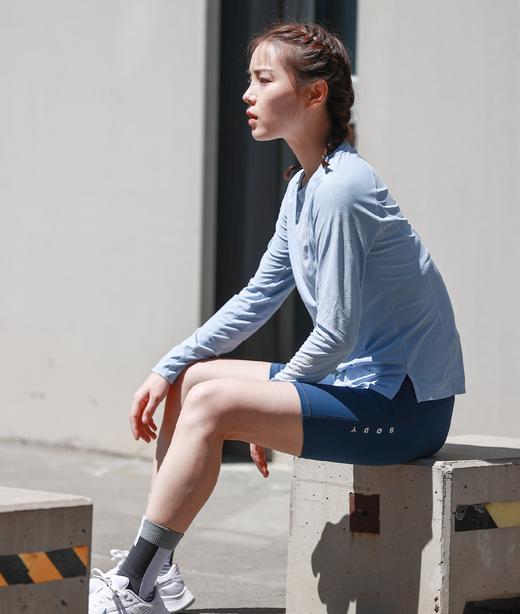 BODYWIT身体智慧女子飞羽轻薄速干圆领长袖T恤 商品图0