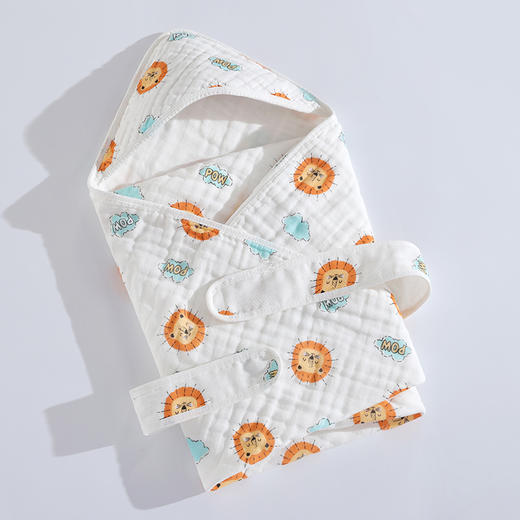 【限时特惠】爆款全棉纱布包被新生儿抱被初生宝宝防惊跳包巾春夏季薄款抱被 商品图13